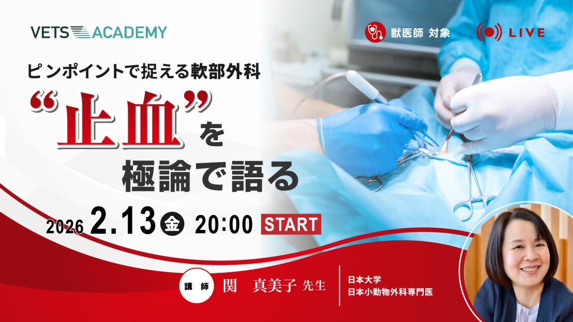 ピンポイントで捉える軟部外科 止血を極論で語る