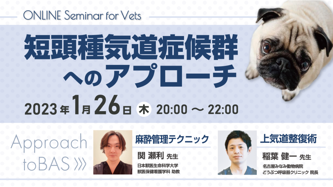 短頭種気道症候群へのアプローチ